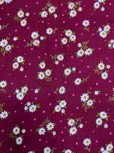 Daisy Cord in Wine & Purple
