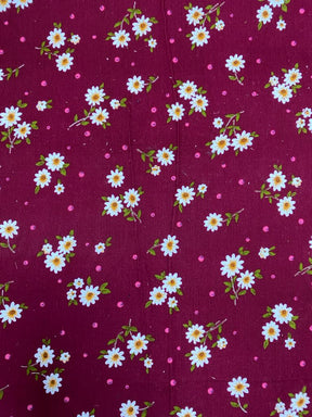 Daisy Cord in Wine & Purple