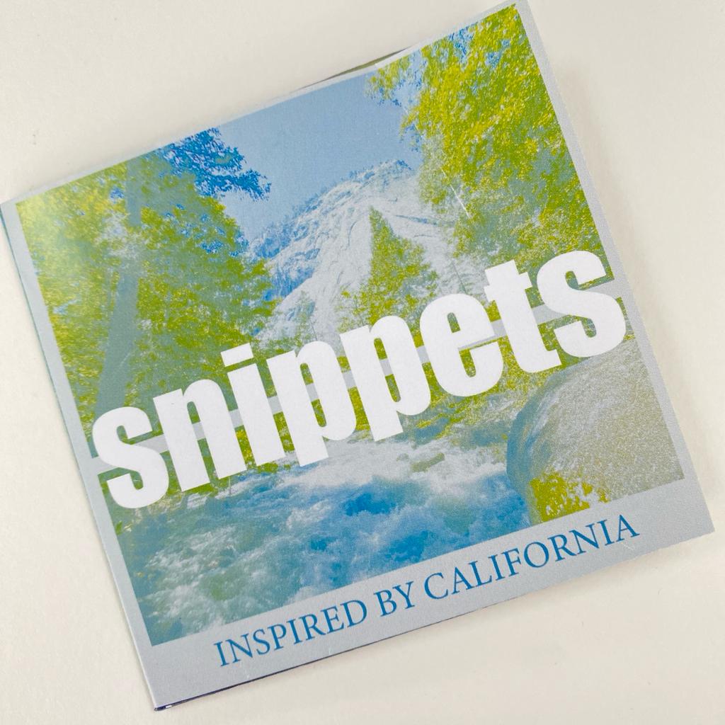 New!! Leicestershire Craft Centre Snippets Inspired by California (Zine) - PDF Download