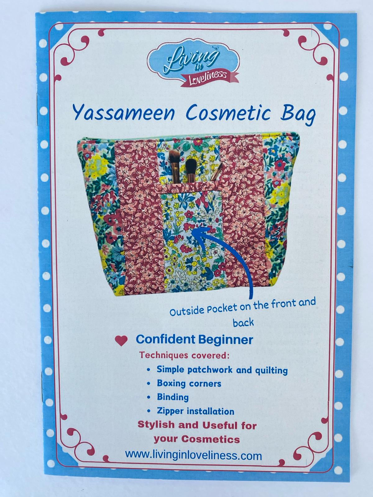 Living in Loveliness - Yassameen Cosmetic Bag