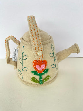 Watering Can Pincushion by Hobby Gift (in Grey or Natural)