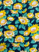Sunflower print cotton