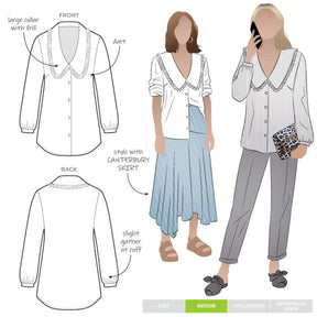 Style Arc - Kennie Woven Shirt Pattern
