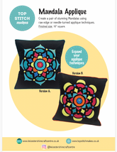 Top Stitch Makes - The Mandala Applique Pattern