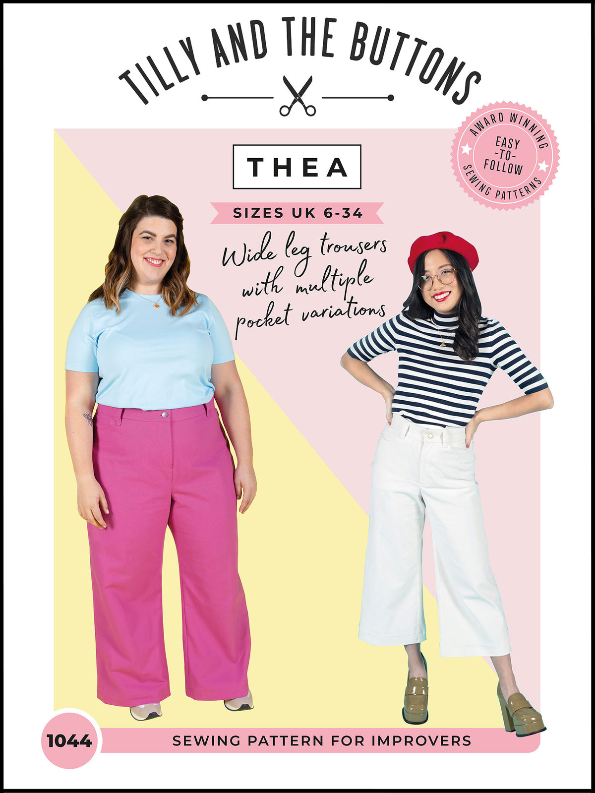 Tilly and the Buttons - Thea - Wide Leg Trousers (No 1044)