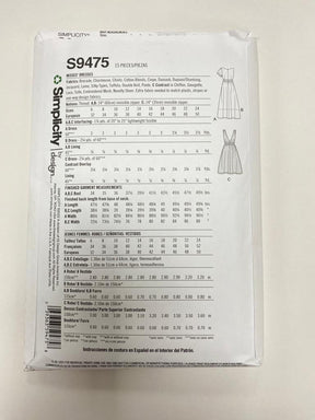 Simplicity S9475 - Sweetheart Neckline Dresses