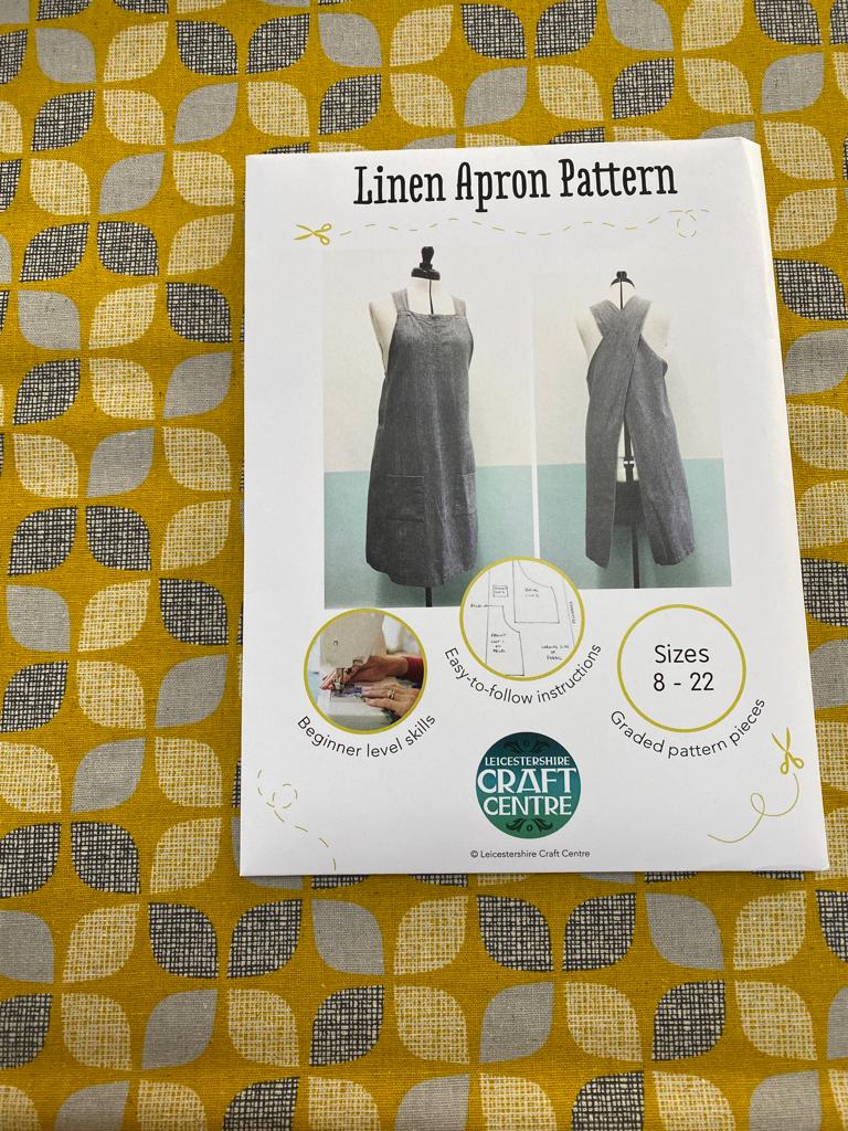 Linen Apron Making Kit - (Mustard Linen Blend)