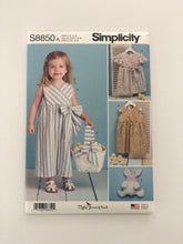 Simplicity S8850A - Children's Dress and Jumpsuit