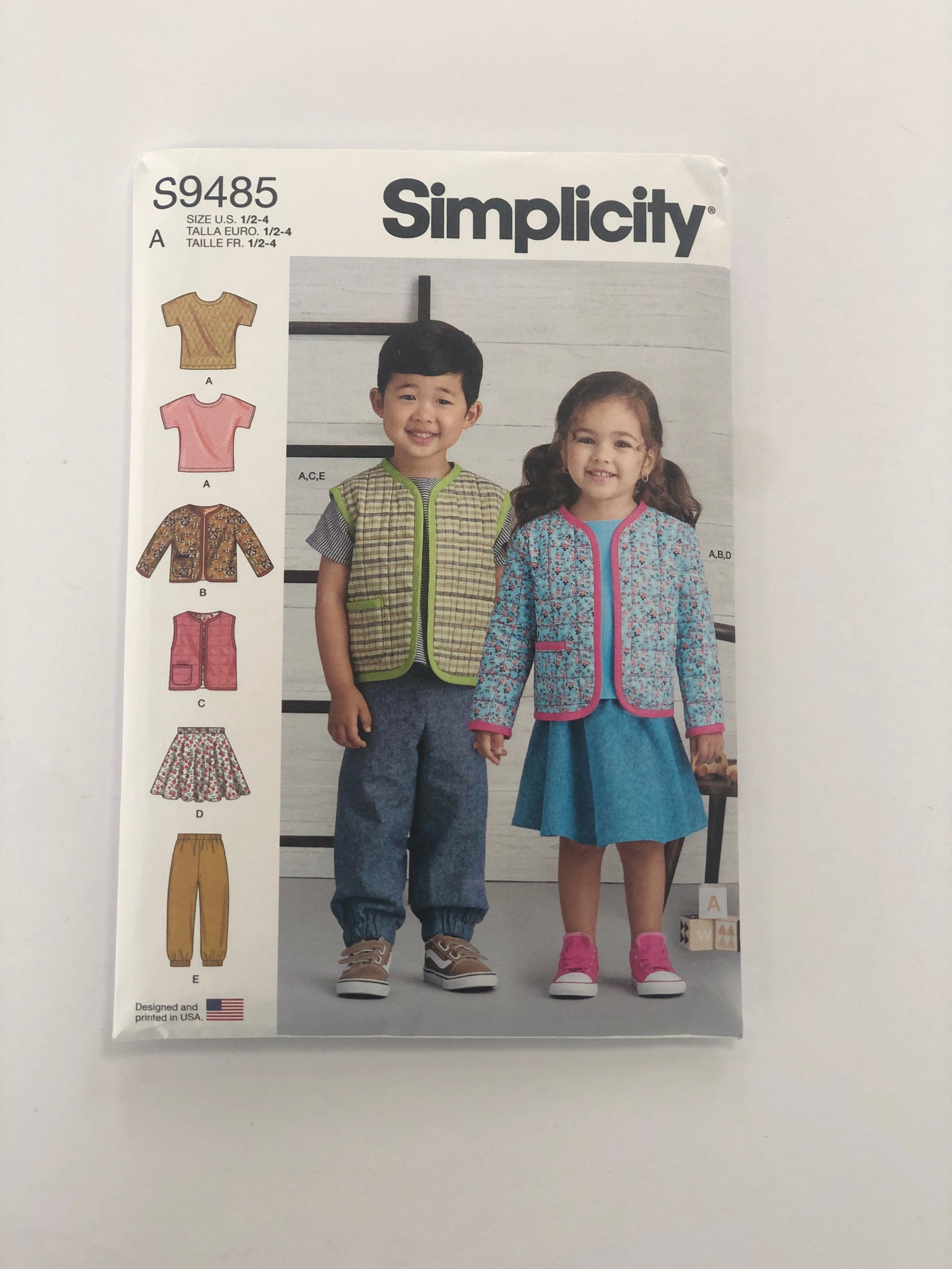 Simplicity S9485A - Toddlers' Outfit