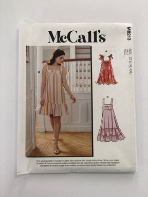 McCall's M8213 - Tiered Summer Dress with Straps