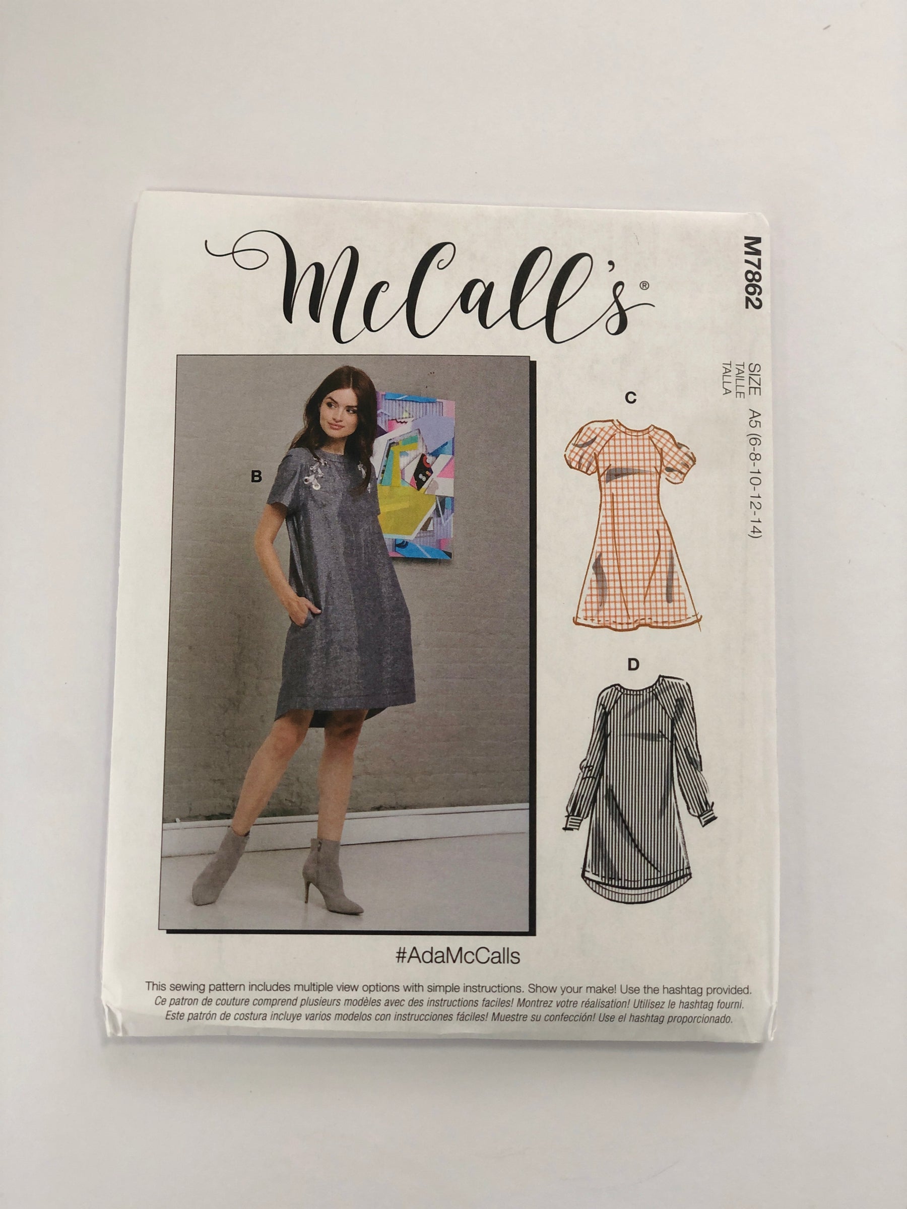 McCall's M7862 - Shift Dress