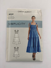 Simplicity S9141 P5 - Tiered Dress with Shirred Bodice