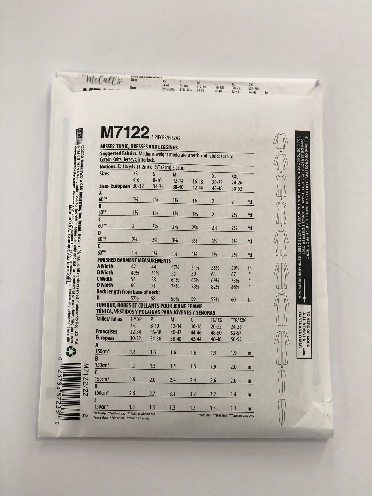 McCall's M7122 - Ladies Dress