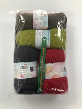 Floral Crochet Scarf and Wrist Warmers Kit