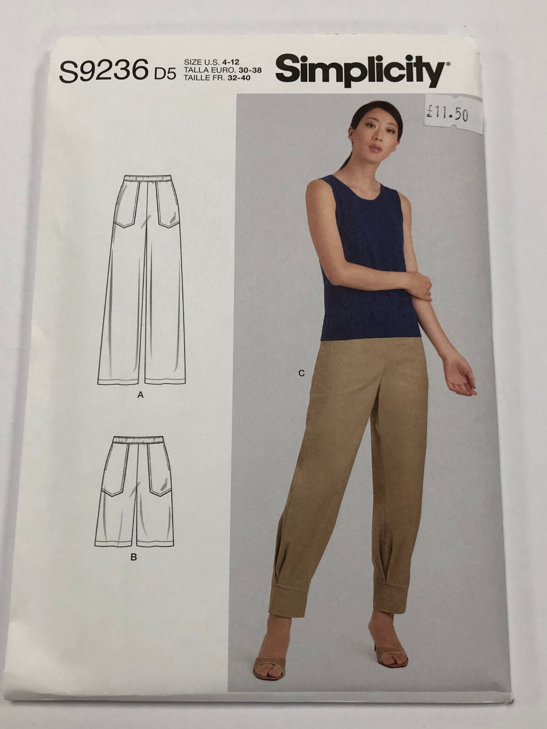Simplicity  S9236 - Tailored Trousers