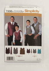 Simplicity S1506  - Waistcoat Pattern