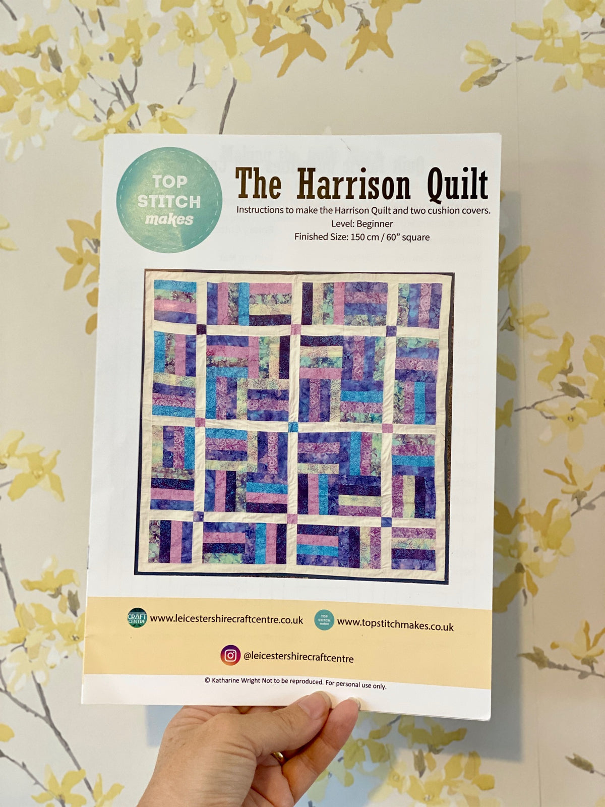 Harrison Quilt Pattern - PDF Download
